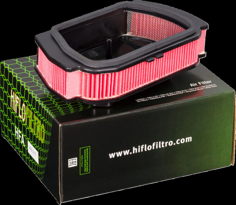 Hiflofiltro OEM Replacement Air Filter - Black, Red - HFA4927