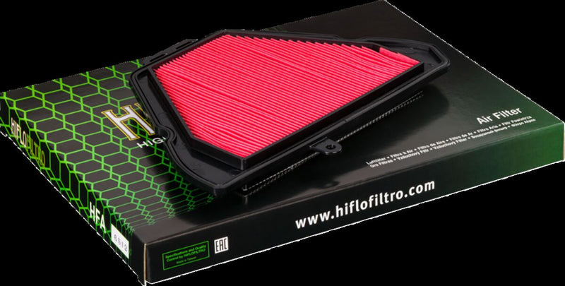 Hiflofiltro OEM Replacement Air Filter - Black, Red - HFA6512