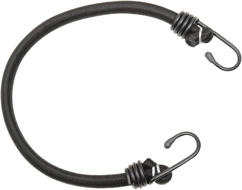 Parts Unlimited Bungee Cord - Black, 2 Hook