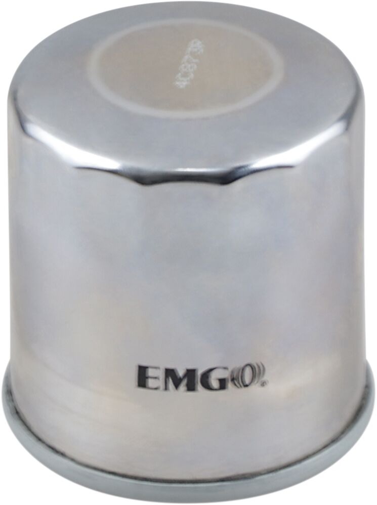 EMGO Micro-Tech Oil Filter - Chrome - Spin-On - 10-82222