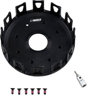 Wiseco Precision-Forged Clutch Basket - Precision Forged, Black - WWPP3050