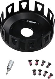 Wiseco Precision-Forged Clutch Basket - Precision Forged, Black - WPP3058