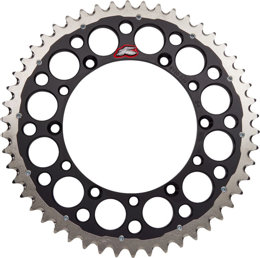RENTHAL Twinring™ Rear Sprocket - Black, Drive - 520 - 1120-520-50GPBK