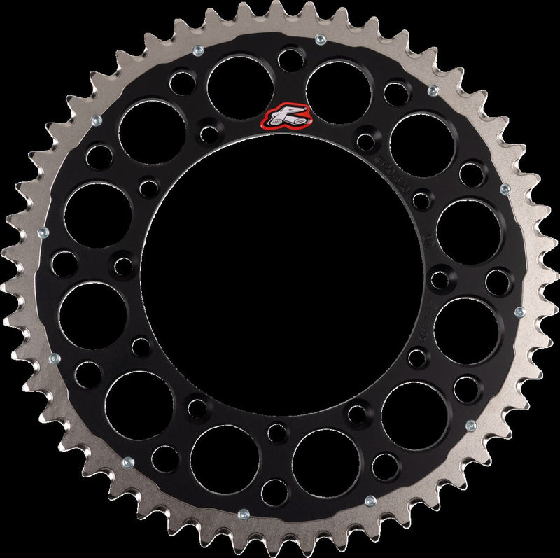 RENTHAL Twinring™ Rear Sprocket - Black, Drive - 520 - 1120-520-51GPBK