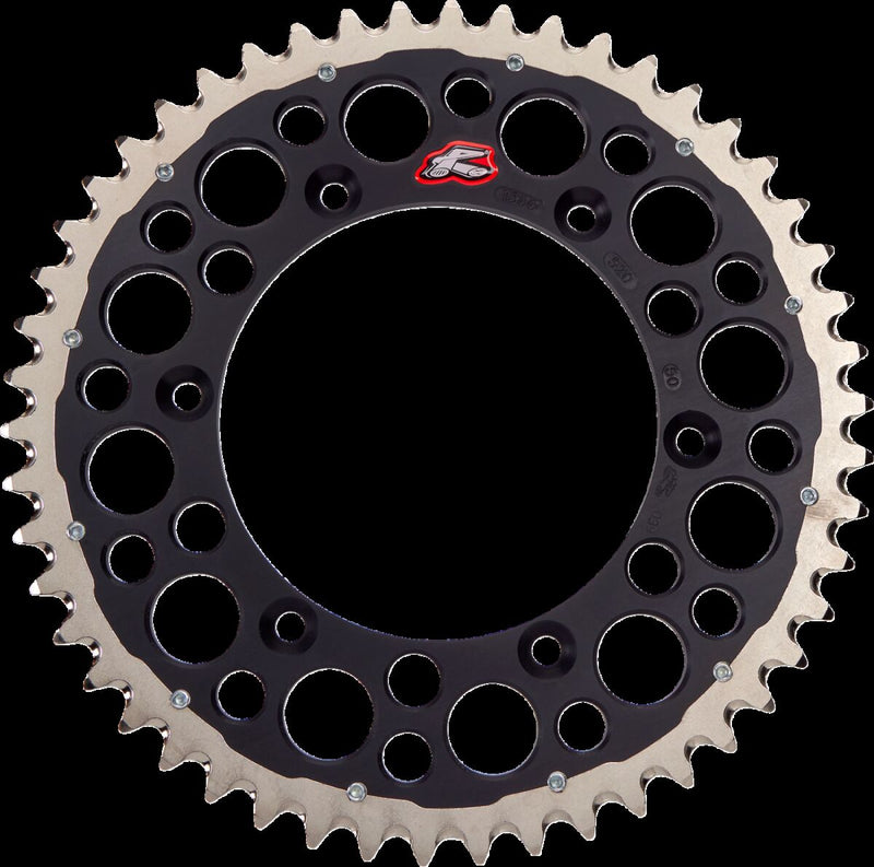 RENTHAL Twinring™ Rear Sprocket - Black, Drive - 520 - 1500-520-50GPBK