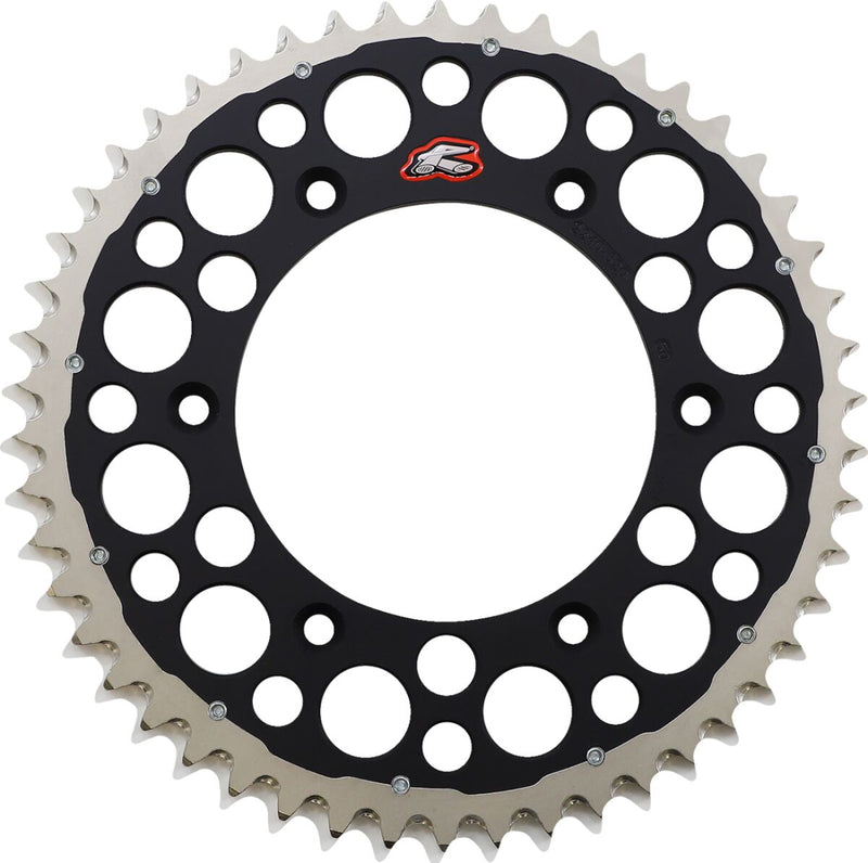 RENTHAL Twinring™ Rear Sprocket - Black, Drive - 520 - 2240-520-50GPBK