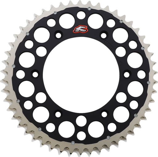 RENTHAL Twinring™ Rear Sprocket - Black, Drive - 520 - 2240-520-50GPBK