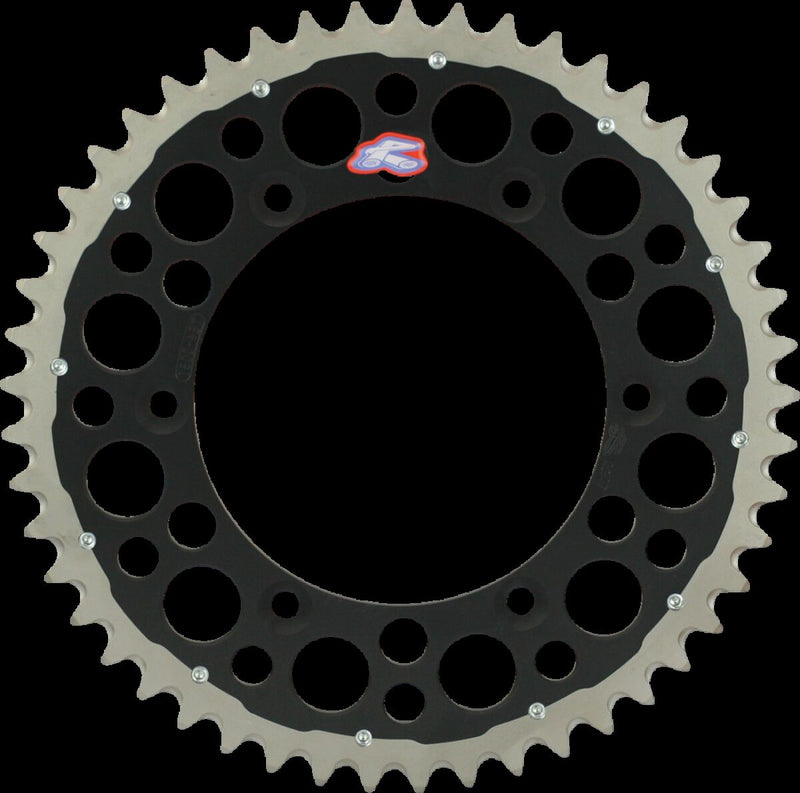 RENTHAL Twinring™ Rear Sprocket - Black, Drive - 520 - 2240-520-52GPBK