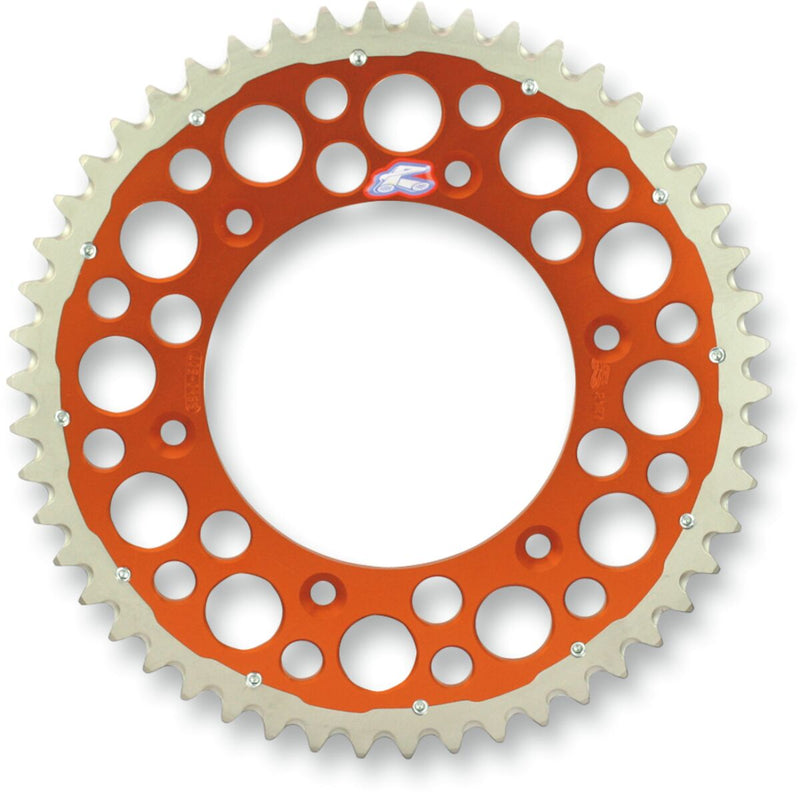 RENTHAL Twinring™ Rear Sprocket - Orange, Drive - 520 - 2240-520-48GPOR