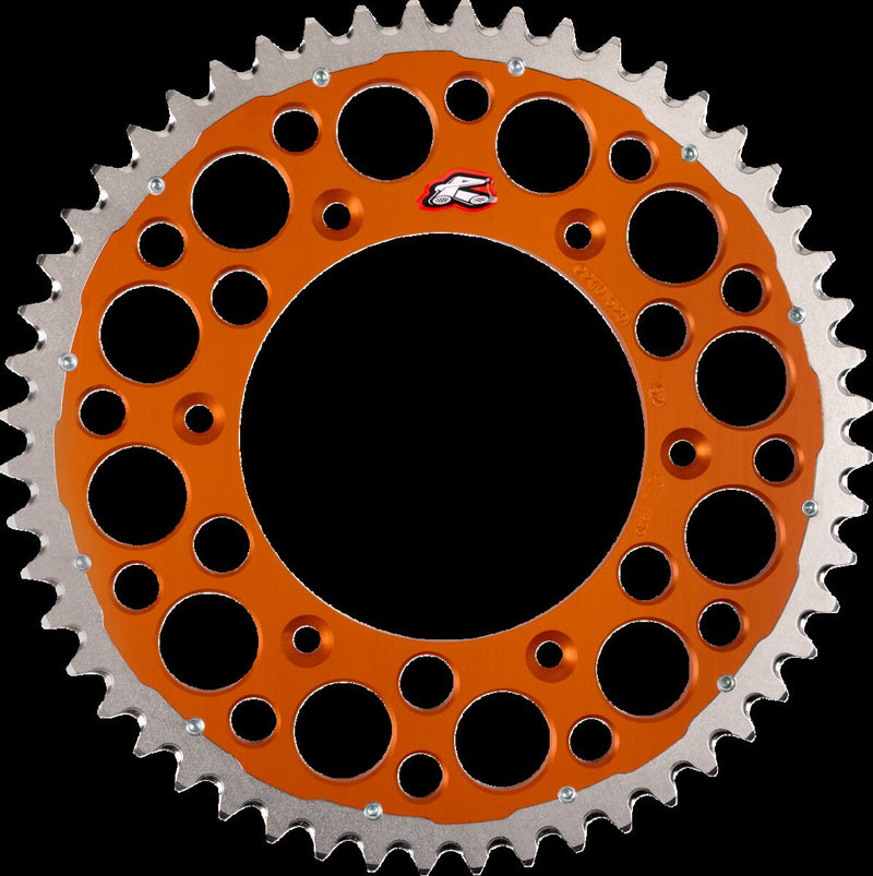 RENTHAL Twinring™ Rear Sprocket - Orange, Drive - 520 - 2240-520-52GPOR