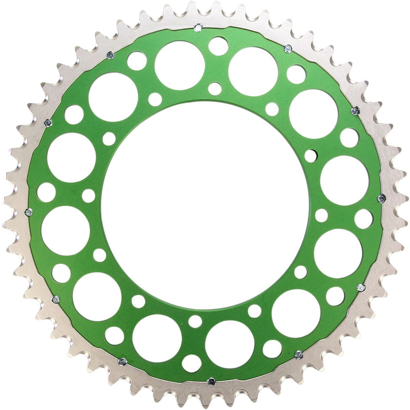RENTHAL Twinring™ Rear Sprocket - Green, Drive - 520