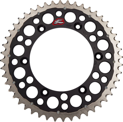 RENTHAL Twinring™ Rear Sprocket - Black, Drive - 520 - 1500-520-48GPBK
