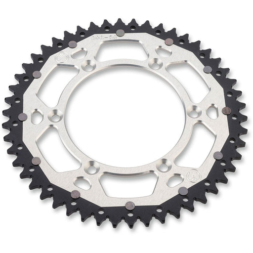 Moose Offroad Hard-parts Dual Rear Sprocket - 520 - Anodised,  Black,  Silver - Drive
