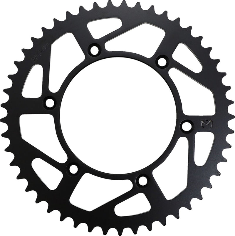 Moose Offroad Hard-parts Steel Rear Sprocket - Black, Zinc Plated, Drive - 520 - 1210-897-49-STL