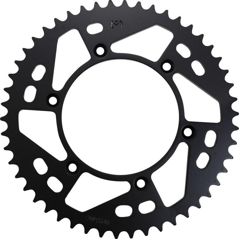 Moose Offroad Hard-parts Steel Rear Sprocket - Black, Zinc Plated, Drive - 520 - 1210-897-50-STL