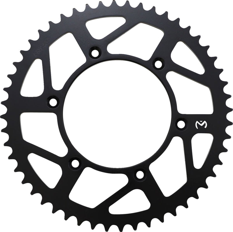 Moose Offroad Hard-parts Steel Rear Sprocket - Black, Zinc Plated, Drive - 520 - 1210-897-52-STL