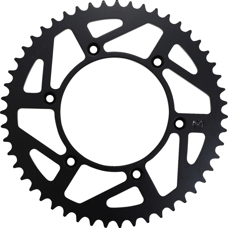 Moose Offroad Hard-parts Steel Rear Sprocket - Black, Zinc, Drive - 520 - 1210-210-51-STL