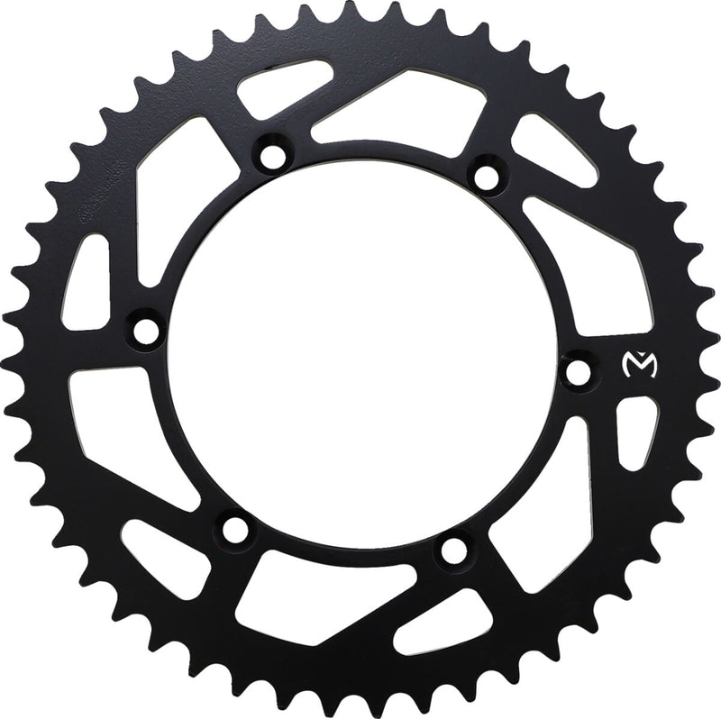 Moose Offroad Hard-parts Steel Rear Sprocket - Black, Zinc Plated, Drive - 520 - 1210-460-48-STL