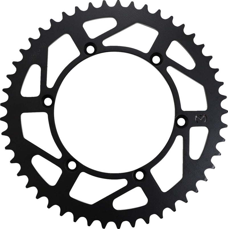 Moose Offroad Hard-parts Steel Rear Sprocket - Black, Zinc Plated, Drive - 520 - 1210-460-49-STL