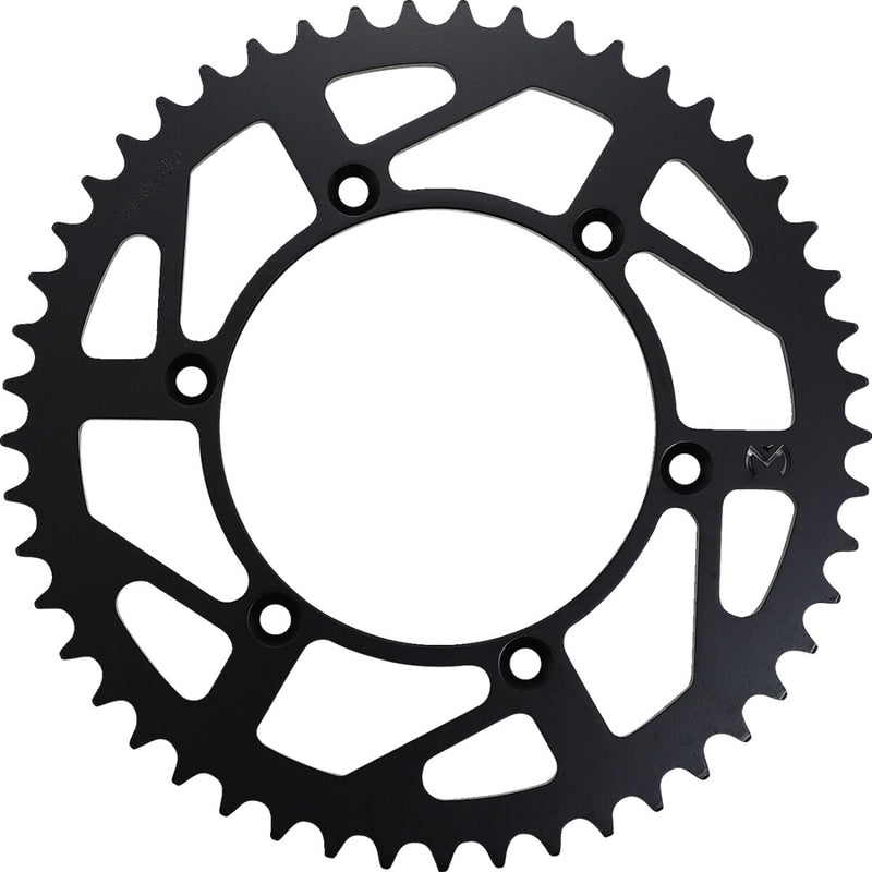 Moose Offroad Hard-parts Steel Rear Sprocket - Black, Zinc Plated, Drive - 520 - 1210-808-49-STL