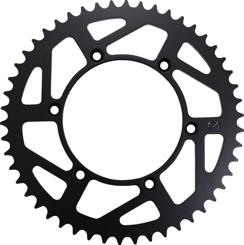 Moose Offroad Hard-parts Steel Rear Sprocket - Black, Zinc Plated, Drive - 520 - 1210-808-50-STL