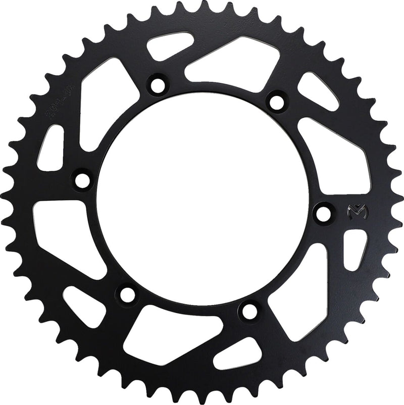 Moose Offroad Hard-parts Steel Rear Sprocket - Black, Zinc Plated, Drive - 520 - 1210-251-48-STL