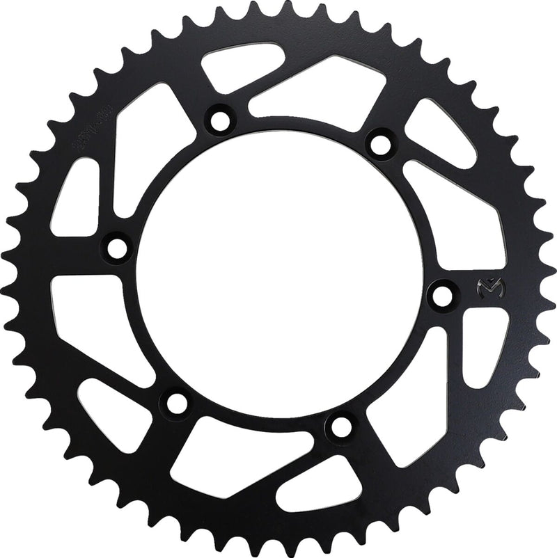 Moose Offroad Hard-parts Steel Rear Sprocket - Black, Zinc Plated, Drive - 520 - 1210-251-49-STL
