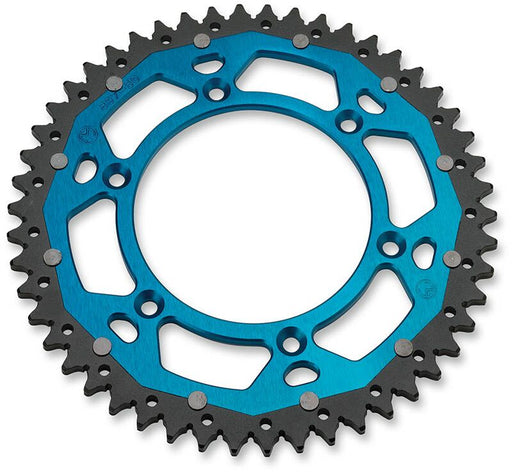 Moose Offroad Hard-parts Dual Rear Sprocket - 520 - Anodised,  Black,  Blue - Drive - 1210-822-48-12X