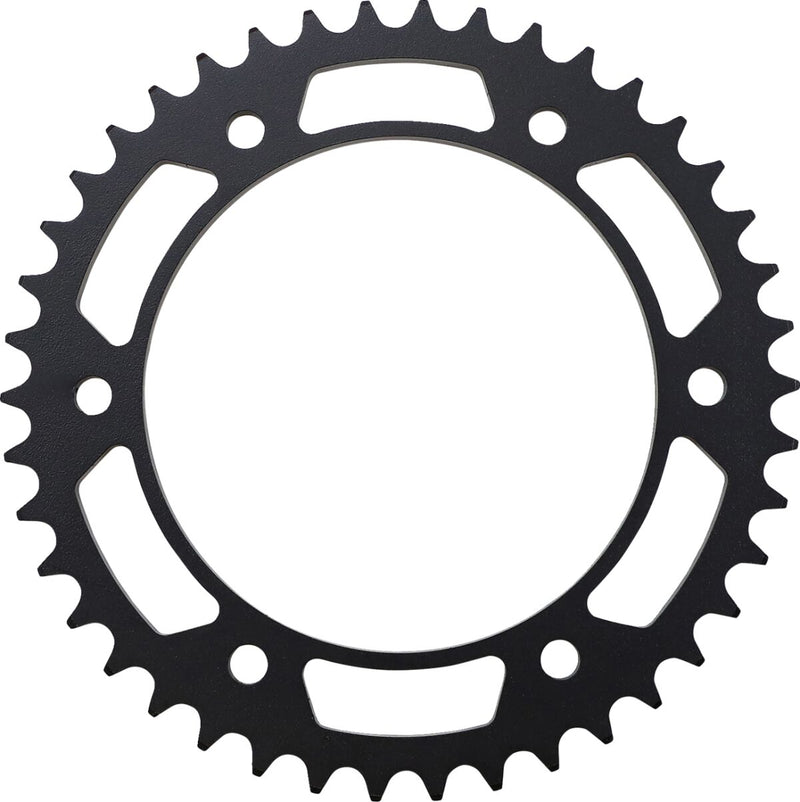 Moose Offroad Hard-parts Steel Rear Sprocket - Black, Zinc Plated, Drive - 525 - 1210-003-42-ST