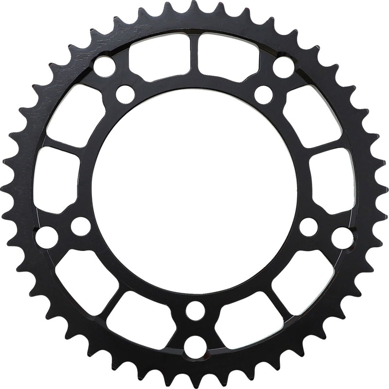 Moose Offroad Hard-parts Steel Rear Sprocket - Black, Zinc Plated, Drive - 530