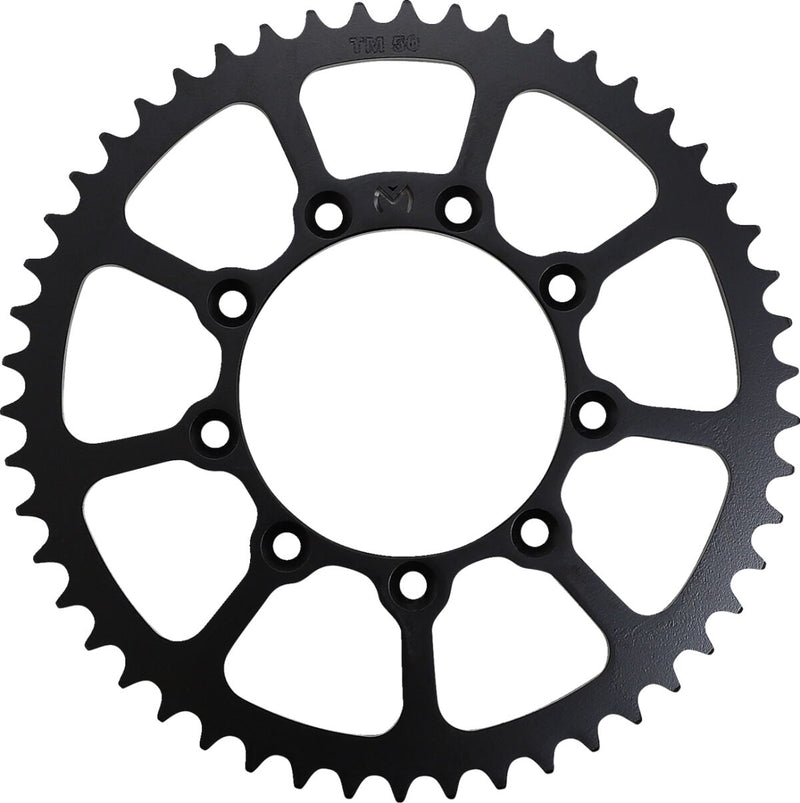 Moose Offroad Hard-parts Steel Rear Sprocket - Black, Zinc Plated, Drive - 520 - 1210-520TM-50-ST