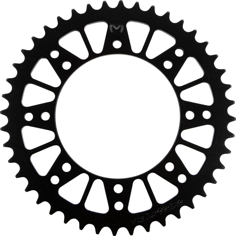Moose Offroad Hard-parts Steel Rear Sprocket - Zinc Plated, Drive - 520 - 1210-487-44-ST