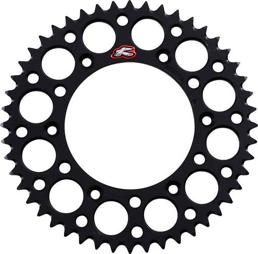 RENTHAL Ultralight Rear Sprocket - Black - 224U-520-48GPBK