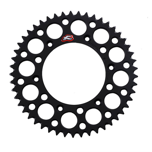 RENTHAL Ultralight Rear Sprocket - Black - 224U-520-49GPBK