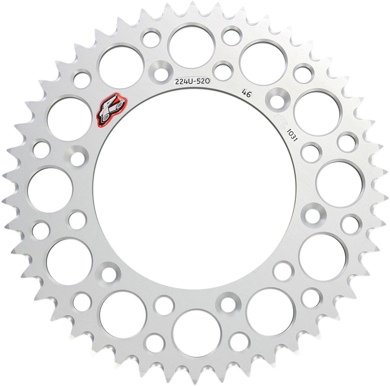 RENTHAL Ultralight Rear Sprocket - Silver - 224U-520-46GPSI