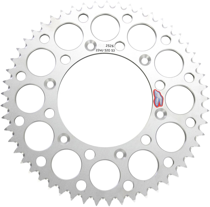 RENTHAL Rear Sprocket - Silver - 224U-520-53GPSI