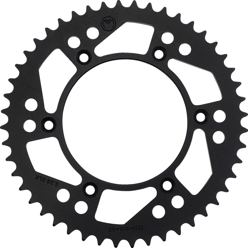 Moose Offroad Hard-parts Rear Aluminium Sprocket - Black - 1211-210-48-10