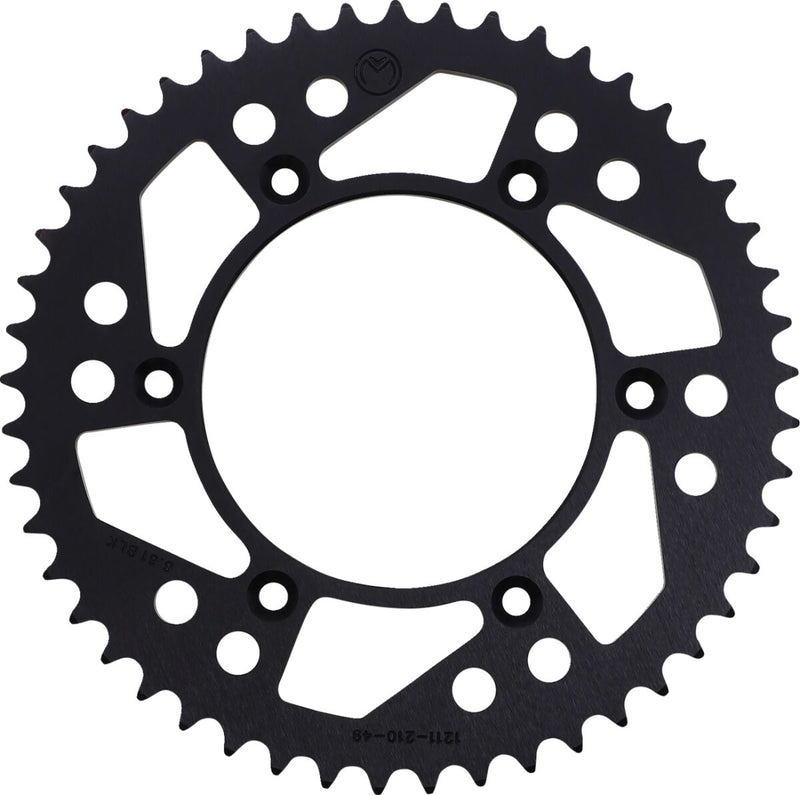 Moose Offroad Hard-parts Rear Aluminium Sprocket - Black - 1211-210-49-10