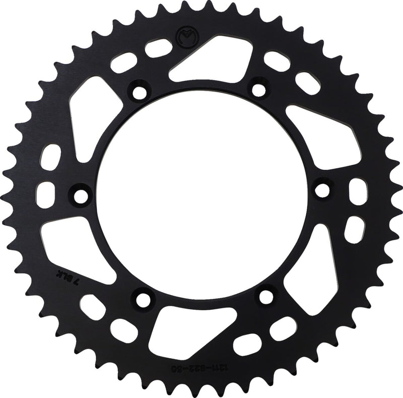 Moose Offroad Hard-parts Rear Aluminium Sprocket - Black - 1211-822-50-10