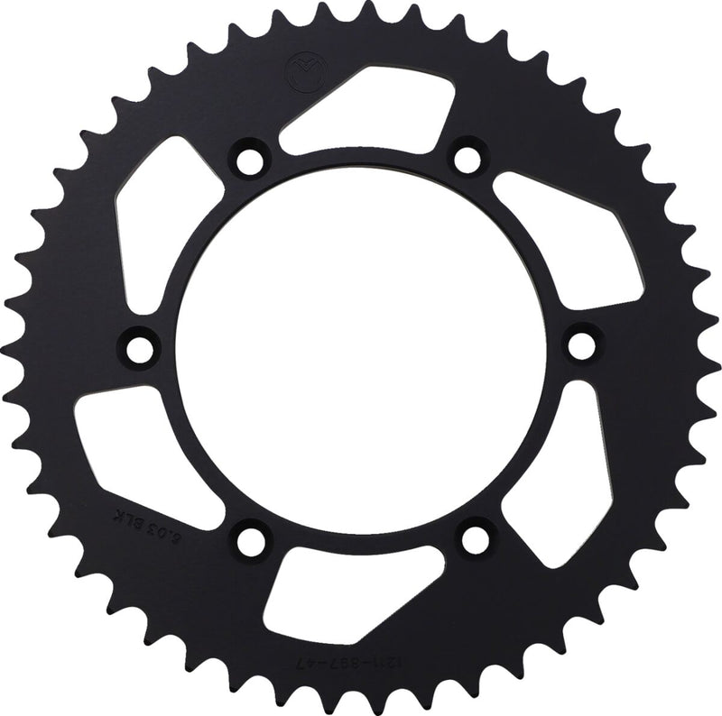 Moose Offroad Hard-parts Rear Aluminium Sprocket - Black - 1211-897-47-10
