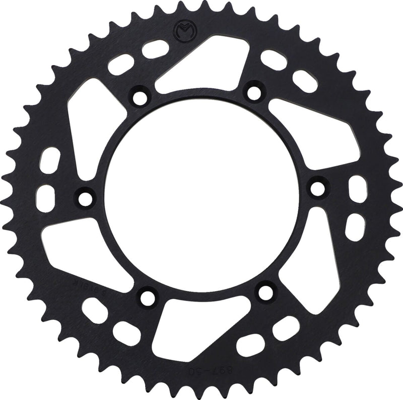 Moose Offroad Hard-parts Rear Aluminium Sprocket - Black - 1211-897-50-10