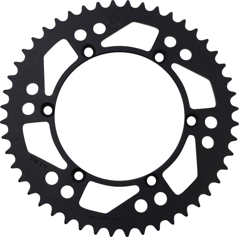 Moose Offroad Hard-parts Rear Aluminium Sprocket - Black - 1211-460-48-10