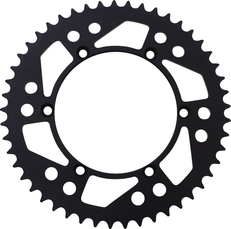Moose Offroad Hard-parts Rear Aluminium Sprocket - Black - 1211-460-49-10