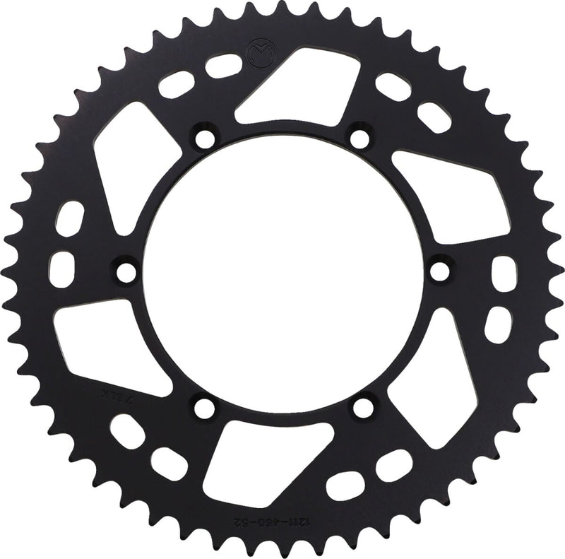 Moose Offroad Hard-parts Rear Aluminium Sprocket - Black - 1211-460-52-10