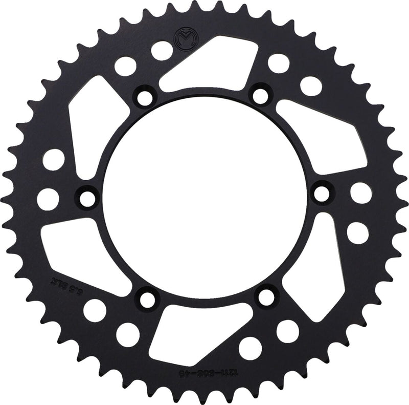 Moose Offroad Hard-parts Rear Aluminium Sprocket - Black - 1211-808-49-10