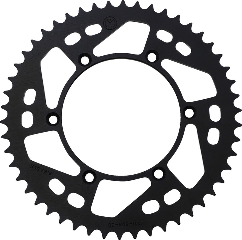 Moose Offroad Hard-parts Rear Aluminium Sprocket - Black - 1211-808-50-10