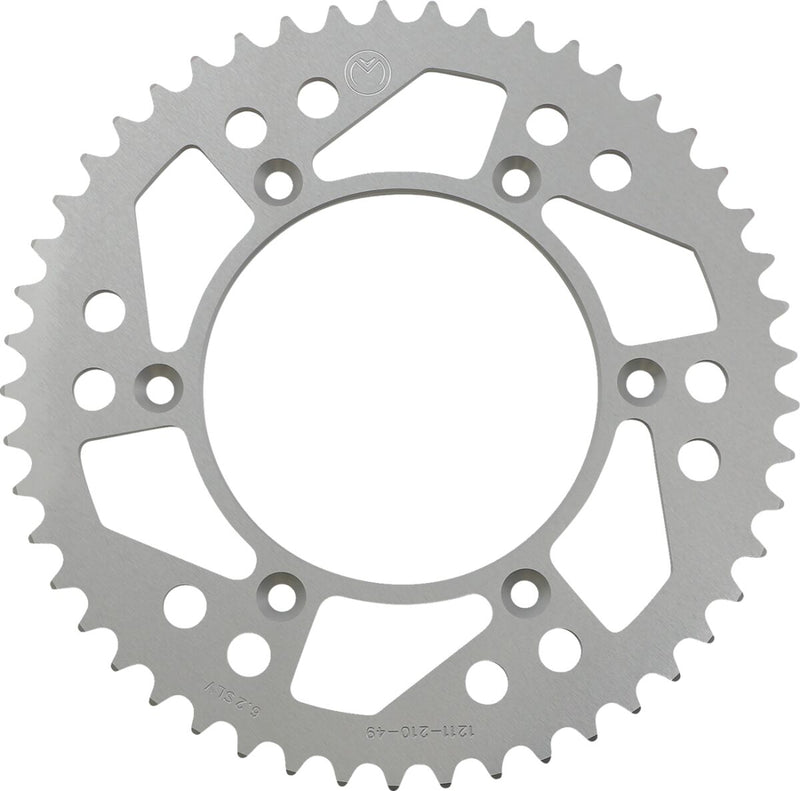 Moose Offroad Hard-parts Rear Aluminium Sprocket - Silver - 1211-210-49-11