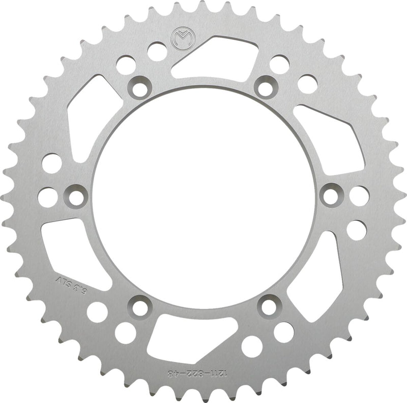 Moose Offroad Hard-parts Rear Aluminium Sprocket - Silver - 1211-822-48-11