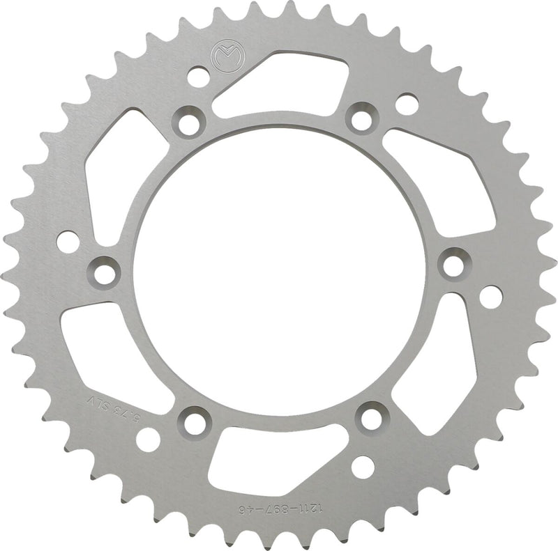 Moose Offroad Hard-parts Rear Aluminium Sprocket - Silver - 1211-897-46-11