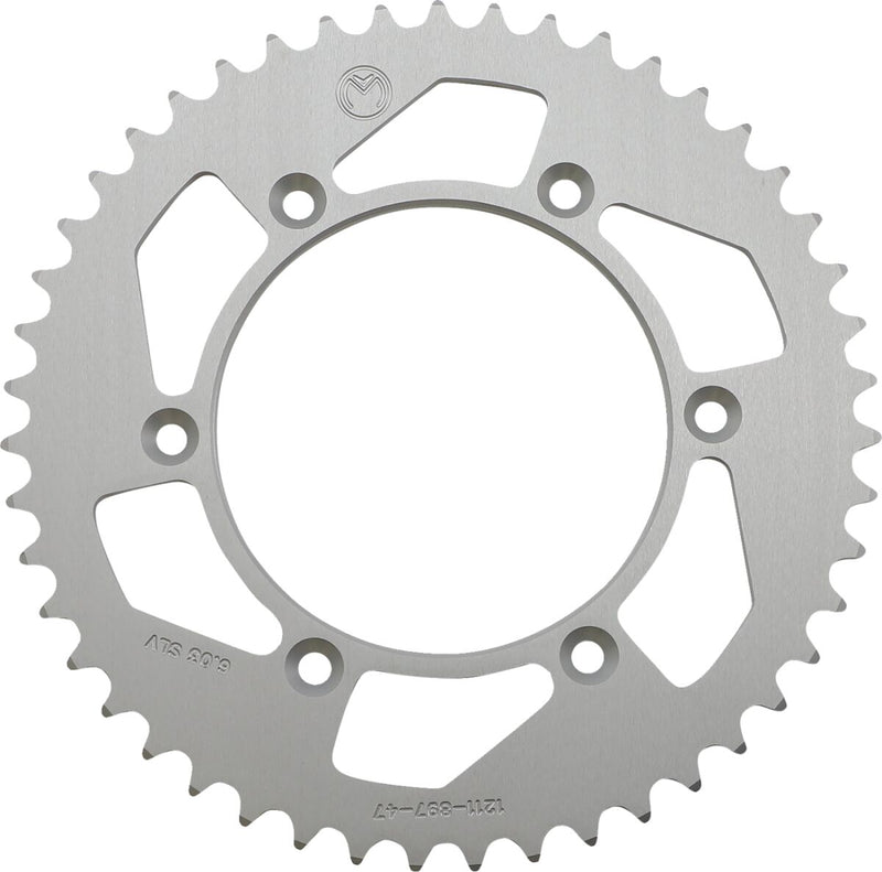Moose Offroad Hard-parts Rear Aluminium Sprocket - Silver - 1211-897-47-11